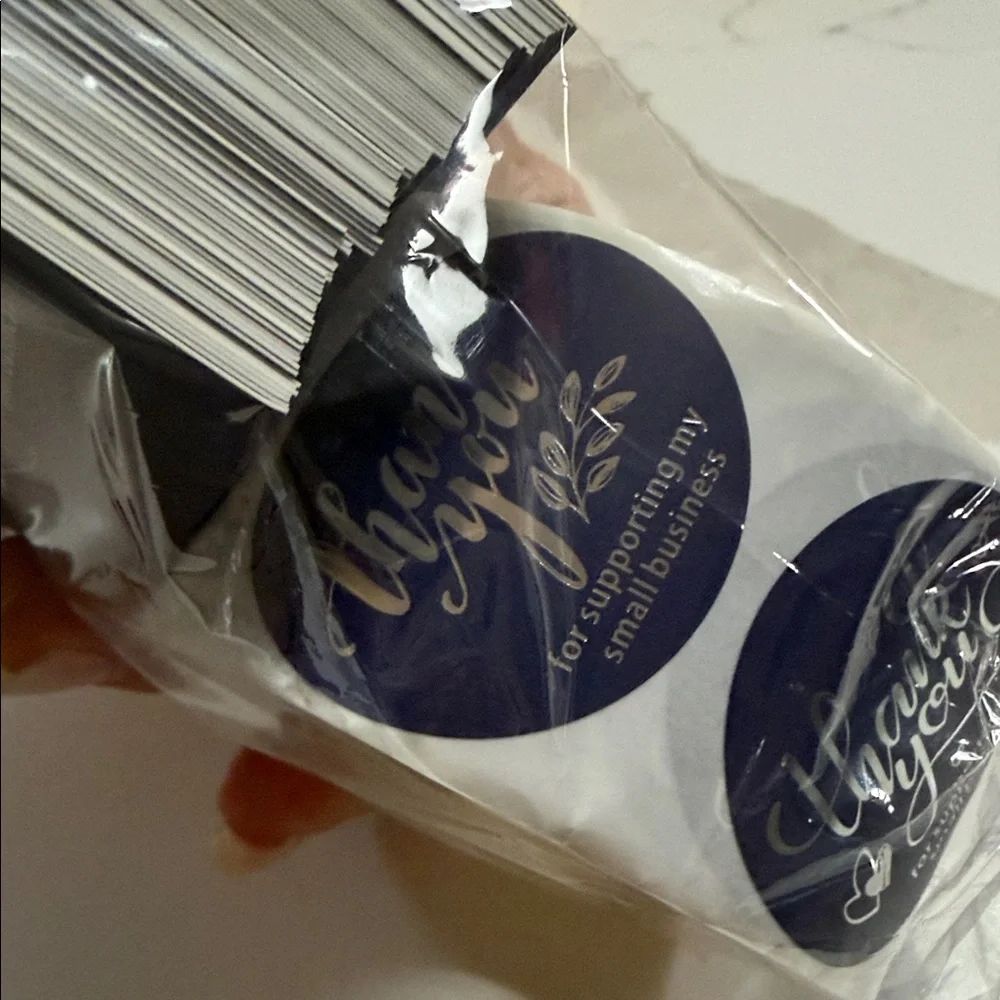 Thank You Stickers Roll - White - Picture 6 of 6